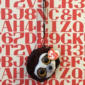 TY Flip Sequin Wristlet Coin Pouch Purse, NEW WITH TAGS!